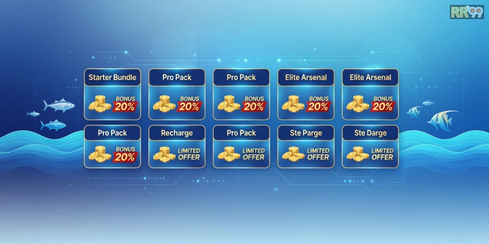 Bảng giá chi tiết các gói nạp tiền cho game bắn cá online rr99 năm 2025