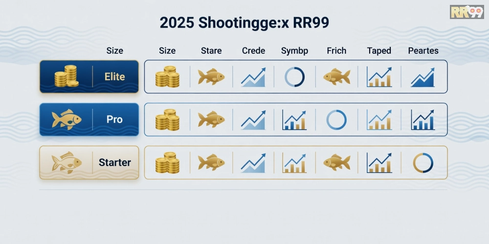 Bảng giá chi tiết các gói nạp xu cho game bắn cá rr99 năm 2025