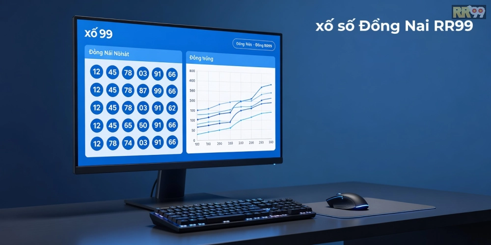 Giao diện nền tảng xổ số Đồng Nai RR99 uy tín năm 2025
