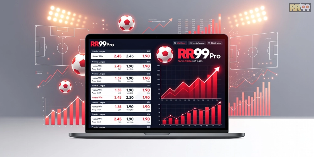 Giao diện nền tảng RR99 Pro với các kèo cá cược bóng đá hấp dẫn
