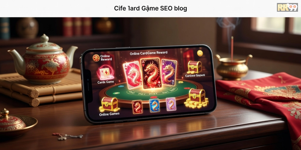 Hình ảnh minh họa các trò chơi bài đổi thưởng phổ biến trên nền tảng rr99 uy tín năm 2025